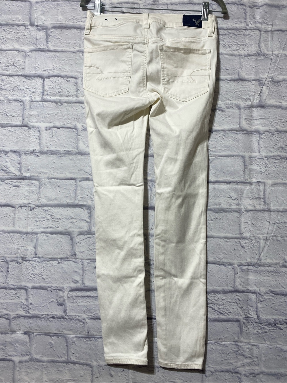 American Eagle Outfitters Women's Skinny Jeans in Off-White